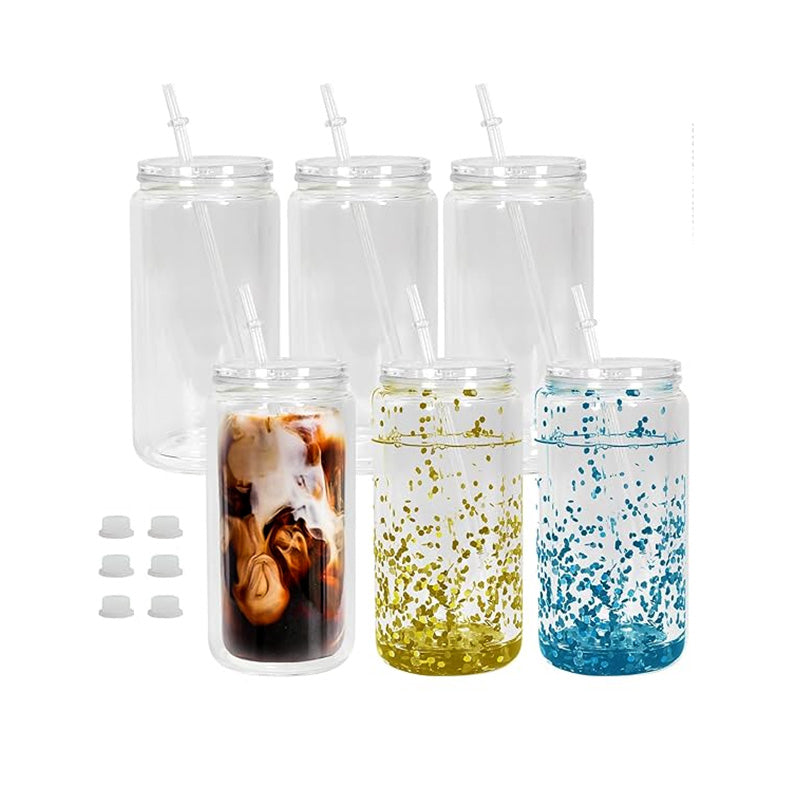 16-20oz Acrylic Snow Globe Cups