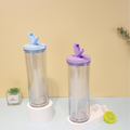 20oz Flip Top Snow Globe Tumbler